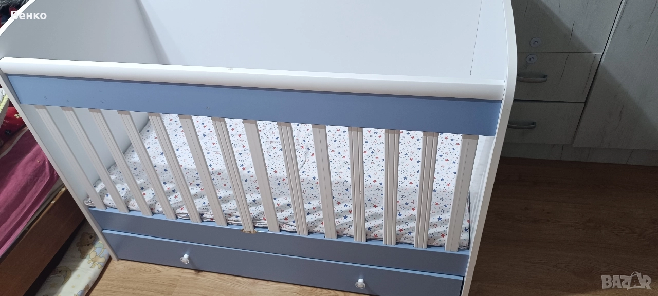 Две дървени детски кошарки , снимка 1