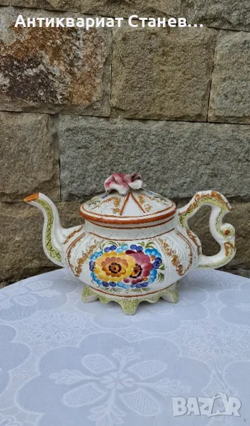 🇮🇹 Много красив чайник Bassano Италия 

, снимка 1