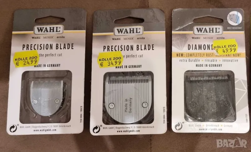 Оригинални ножове за машинки Moser Wahl Мозер, снимка 1