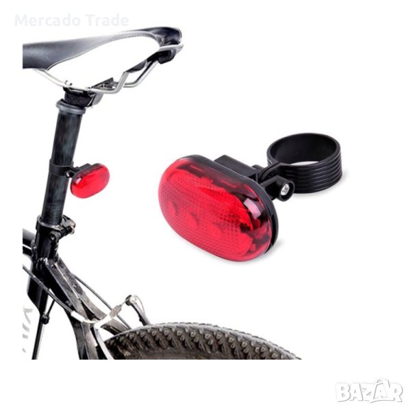Заден стоп Mercado Trade, За велосипед с 3 червени LED светлини, снимка 1