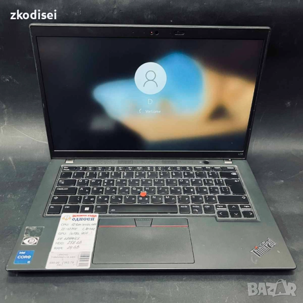 Лаптоп LENOVO THINKPAD L14 GEN 3 14 Инча, снимка 1