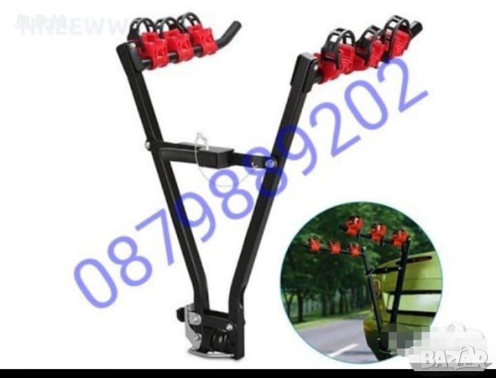 Багажник за Велосипеди за Автомобил Джип кола и др! ПОДХОДЯЩ ЗА ТЕГЛИЧ, снимка 1