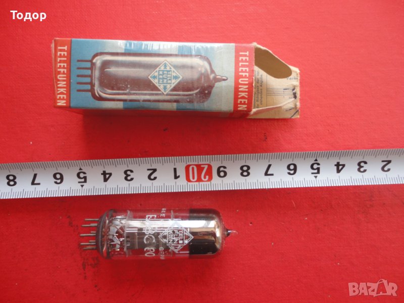 Радиолампа Telefunken EABC80, снимка 1