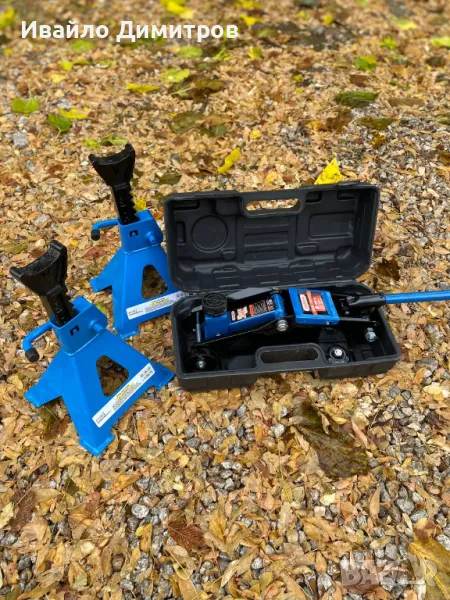 Крик крокодил 2 тона 135 - 320 мм + подарък 2бр. стойки за автомобил 3Т, снимка 1