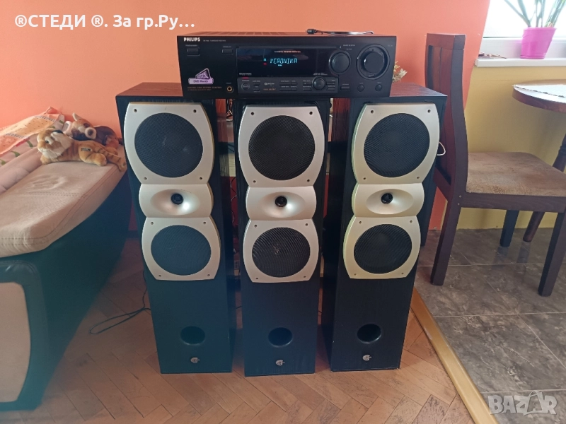 Коледна промоция Усилвател philips FR 740 и тонколони CAT MBL300, снимка 1