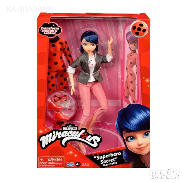 MIRACULOUS Калинката и Котарака Фигура герой Маринет с костюм на Калинката 50356, снимка 1