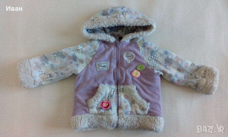 Детски суитшърт Cikoby, лилав, 80-86 см, 12-18 месеца - само по телефон!, снимка 1