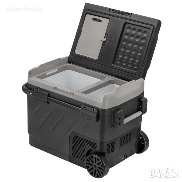 Професионална хладилна кутия с фризер Olesson 58L – 12V / 24V / 220V за кола, камион и къмпинг, снимка 1