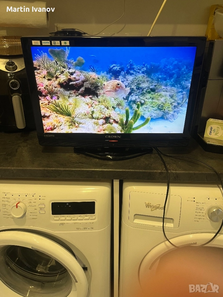 Телевизор Crown LCD 22875 HDMI, снимка 1