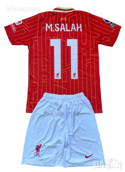 ПОСЛЕДНИ БРОЙКИ!! Детско - юношески футболен екип Ливърпул Салах Liverpool Salah , снимка 1