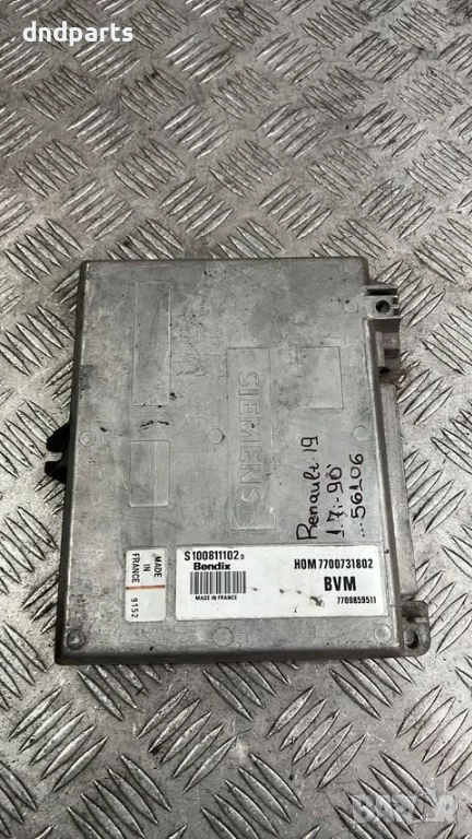 Компютър Renault 19 1.7i 1990г. S100811102 7700731802 , снимка 1