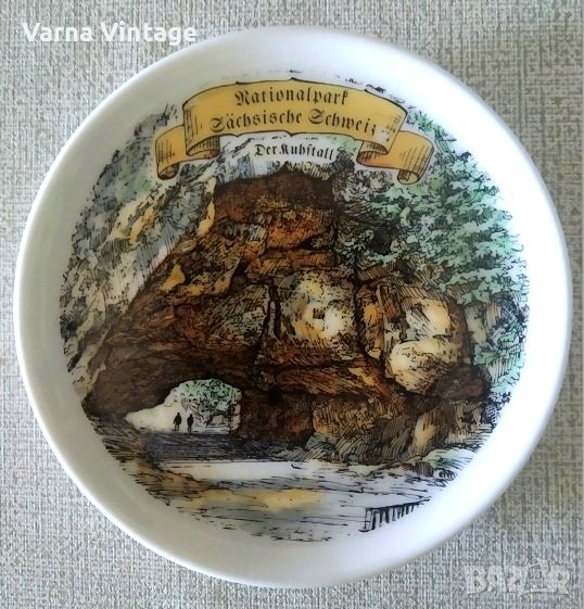 Колекционерска порцеланова малка чиния. Германия. (6)., снимка 1