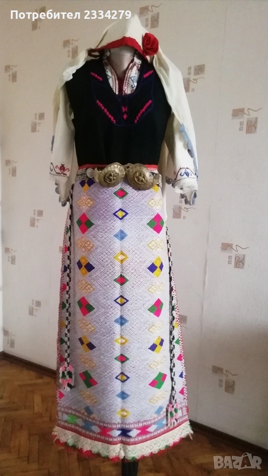 Стара тракийска женска носия, 100% автентичност. , снимка 1