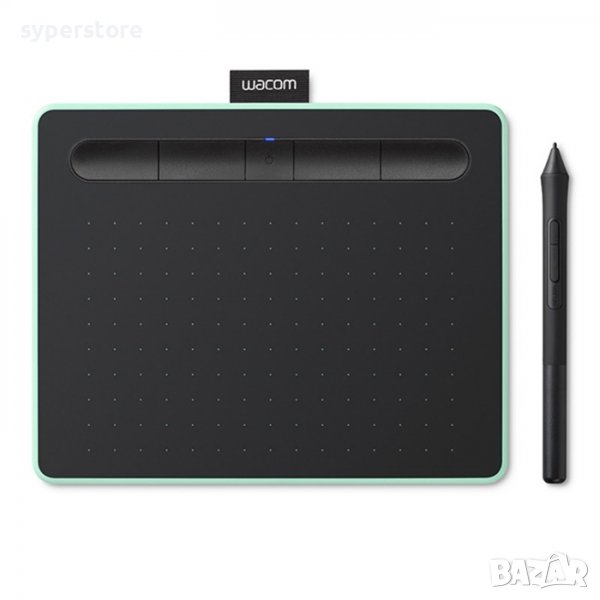 Графичен таблет WACOM Intuos M Bluetooth Pistachio CTL-6100WLE-N SS300883, снимка 1