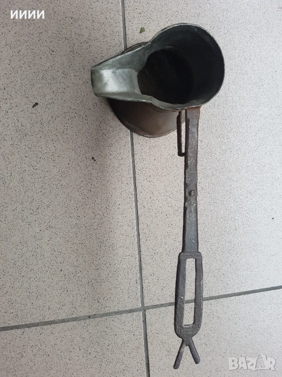 Османско бакърено джезве , снимка 1