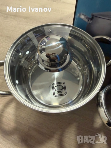 Комплект тенджери Swissgold EMMIE (SG-18099) – 3 броя с 5-слойно капсуловано дъно, снимка 8 - Съдове за готвене - 53401535