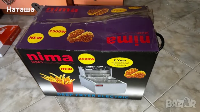 Професионален фритюрник 6L / 2500W - неръждаема стомана, снимка 4 - Обзавеждане на кухня - 56237200