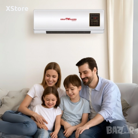 Стенна печка KraftWaagen 3 в 1 – отопление и охлаждане за всяка стая, снимка 2 - Отоплителни печки - 52450337