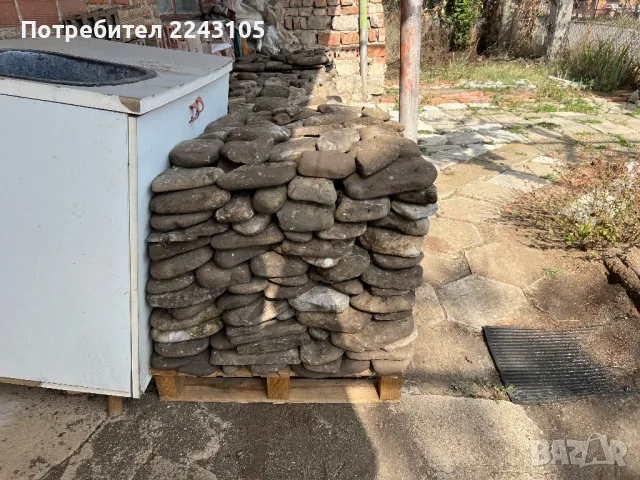 Естествен речен камък за декорация, подова настилка и облицовка на стени, снимка 7 - Строителни материали - 47386194
