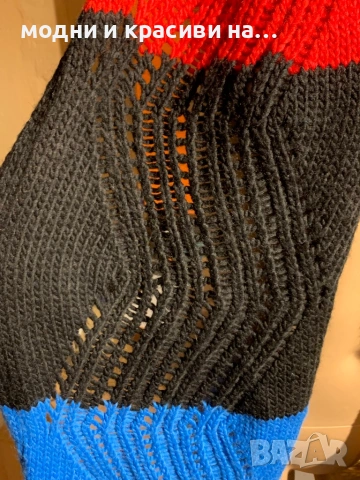 Пъстроцветен зимен шал Missoni, снимка 3 - Шалове - 53035987