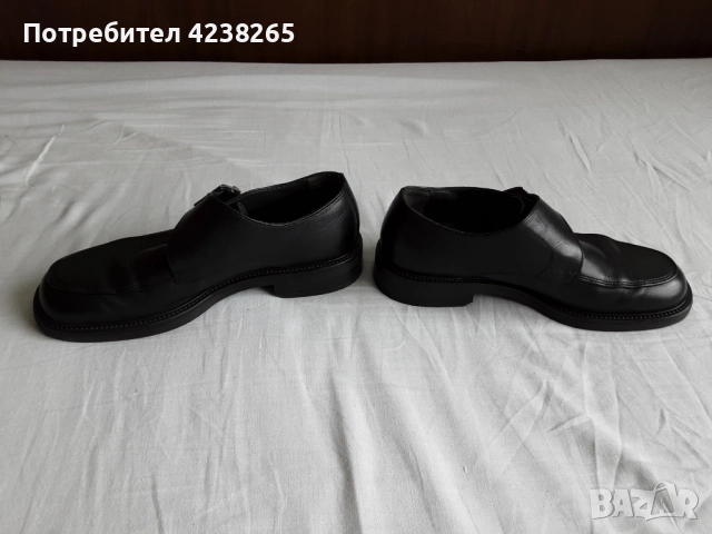 обувки "Fretz Men" Switzerland Business естествена кожа, нови, елегантни, черни №8 1/2=№43, снимка 4 - Официални обувки - 52677508