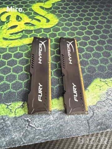 2x4 Kingston HyperX FURY Black, снимка 3 - RAM памет - 53731921