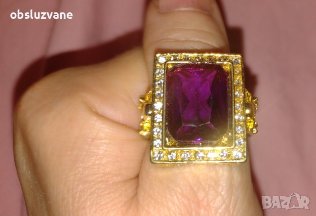 Пиратски пръстен с рубин 💥💥