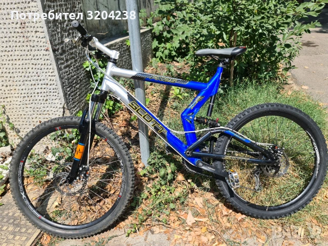 Алуминиево колело Scott 26" мекица с дискови спирачки и Shimano Шимано Deore SLX компоненти, снимка 1