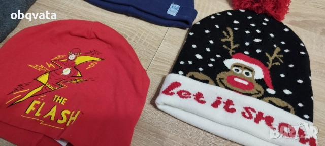 ЛОТ детски шапки и шал/есен-зима/, снимка 4 - Шапки, шалове и ръкавици - 52854333