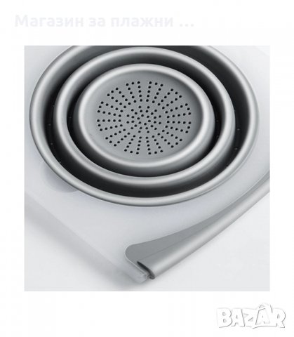 2 В 1 ДЪСКА ЗА РЯЗАНЕ С ГЕВГИР, КОЯТО СЕ ПОСТАВЯ НАД МИВКАТА - код 2495, снимка 3 - Аксесоари за кухня - 34195411