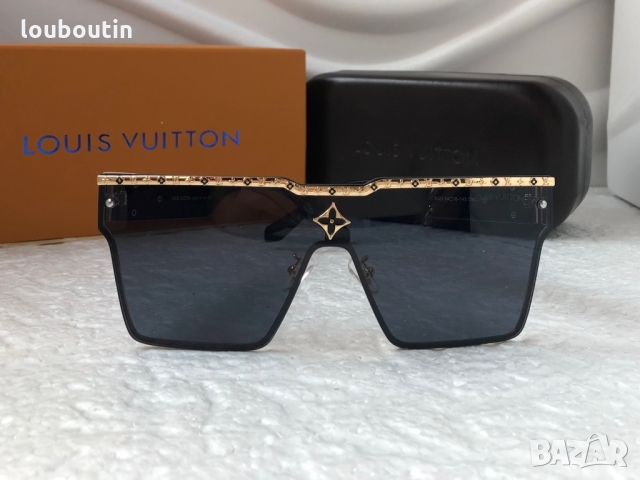 Louis Vuitton 2022 висок клас мъжки слънчеви очила унисекс дамски тип маска, снимка 4 - Слънчеви и диоптрични очила - 36050505