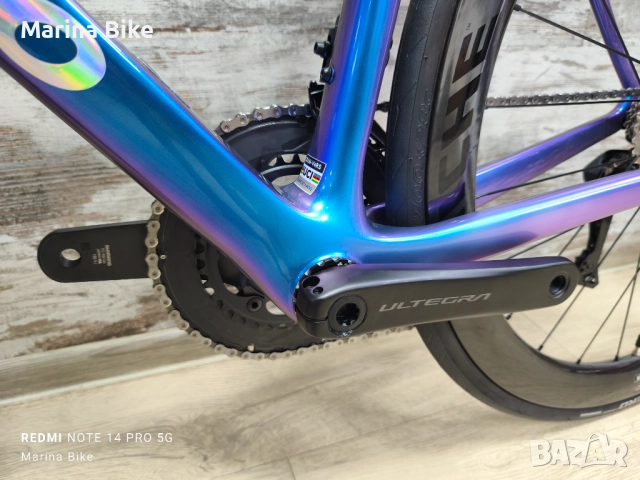 Карбонов шосеен велосипед Colnago V4RS Disc Ultegra Di2 12 Miche| 45.5, снимка 14 - Велосипеди - 51498544