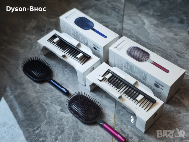 Dyson Comb set Brush четка с гребен и подаръчна опаковка, снимка 2 - Други - 52629565