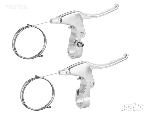 Чифт спирачни лостове със жило за MTB велосипеди, снимка 4 - Части за велосипеди - 53750397