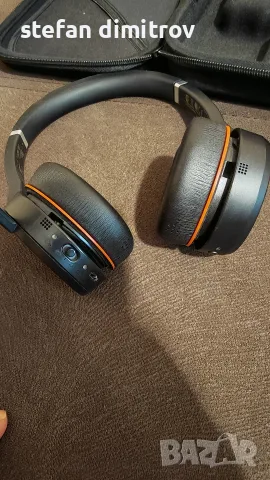 Jabra Evolve 75 UC Duo слушалки хедсет, черен , снимка 6 - Bluetooth слушалки - 55780727
