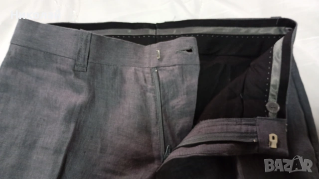 Мъжки костюм 100% лен + подарък, снимка 17 - Костюми - 53604922