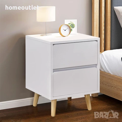 ПРОМОЦИЯ Шкаф за съхранение с минималистичен дизайн в бяло CLIPOP C-B-ST-0014WHWH, снимка 5 - Шкафове - 50770328