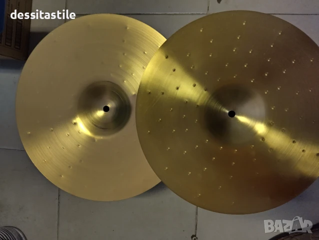 Хай хет чинели 14" и краш чинел 16", снимка 2 - Ударни инструменти - 51377481