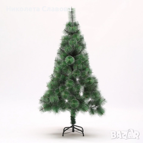 Гъста Коледна елха - заснежена, размер 60см, снимка 2 - Други - 51874211