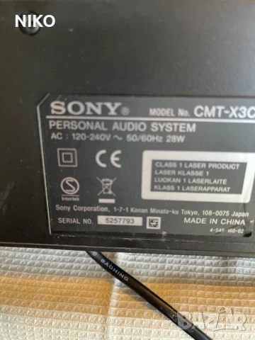 SONY CMT-X3CD система, снимка 11 - Аудиосистеми - 51385413