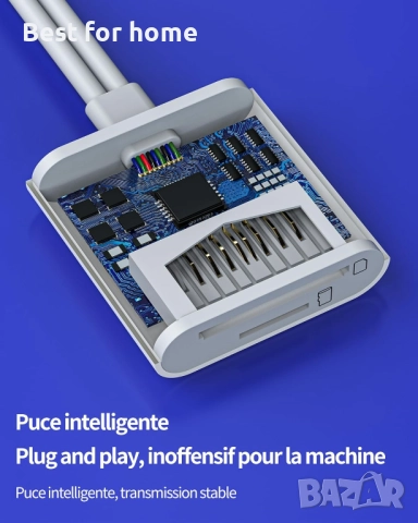 Четец за SD карти за iPhone, снимка 4 - Друга електроника - 52613364