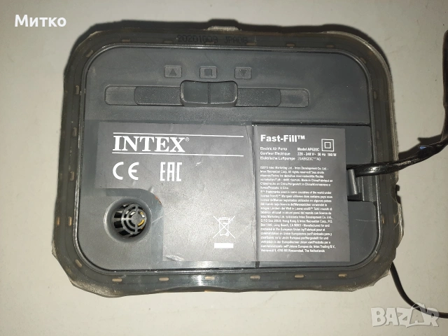 Електрическа помпа за надявам дюшек INTEX Electric Air Pump Model AP62OC, снимка 7 - Надуваеми легла - 53611955