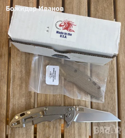 Продавам нож Rick Hinderer MX-18 Wharncliffe , снимка 2 - Ножове - 55836244