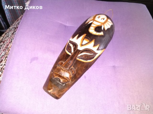 Маска дървена слонче и друго 300х105х40мм, снимка 4 - Декорация за дома - 42249338