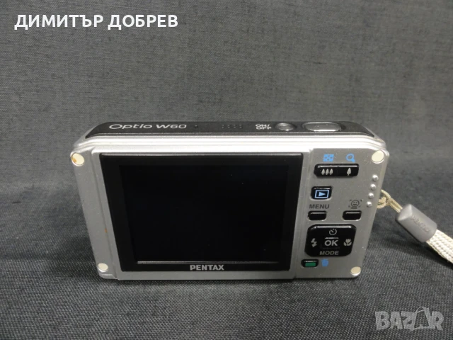 ФОТОАПАРАТ PENTAX OPTIO W60 10MP DIGITAL CAMERA, снимка 9 - Фотоапарати - 50644367