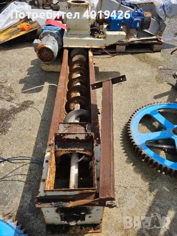 шнек с редуктор и подаваща клапа, снимка 3 - Други машини и части - 50061409