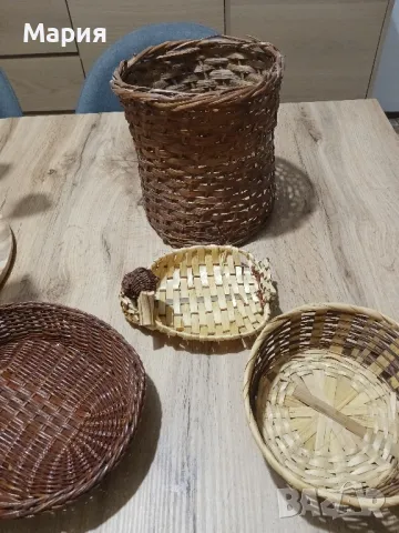 Плетени панери лот