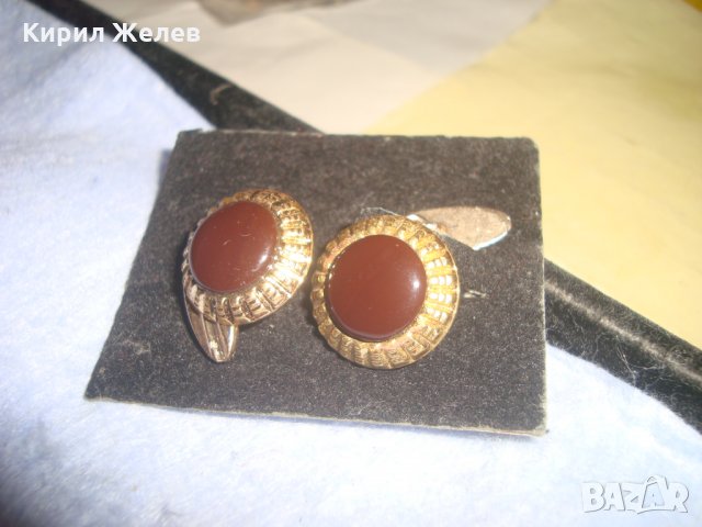 СТАРИ ПОЗЛАТЕНИ РЕТРО ВИНТИДЖ АРИСТОКРАТИЧНИ ДАМСКИ БРОНЗОВИ БУТОНЕЛИ с КАТАЛИН 14362, снимка 5 - Антикварни и старинни предмети - 35996913