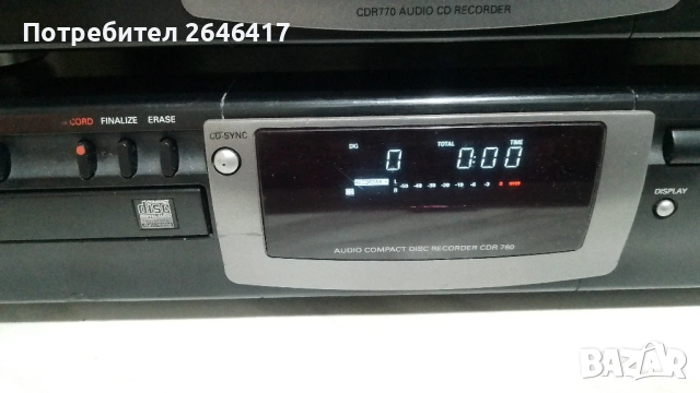 Philips CDR760 recorder, снимка 5 - Ресийвъри, усилватели, смесителни пултове - 53767414
