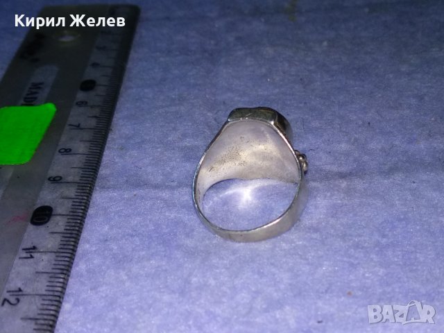 ИН и ЯН Емайлиран СРЕБЪРЕН ПРЪСТЕН ВИСОКА ПРОБА СРЕБРО Стара ХУДОЖЕСТВЕНА РЪЧНА ИЗРАБОТКА 38434, снимка 13 - Антикварни и старинни предмети - 41387553